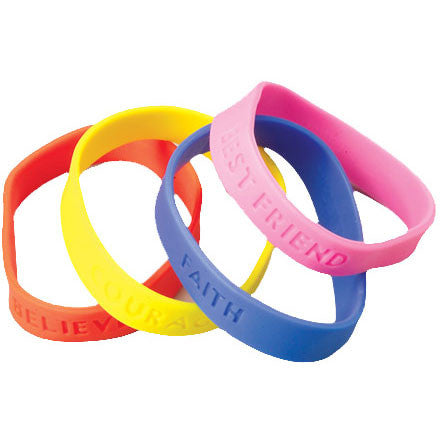 Inspirational Rubber Bracelets