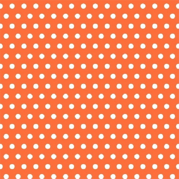 Gw Pr Jmb Plka Dot Polka Dot Orange Jumbo WrapOrange
