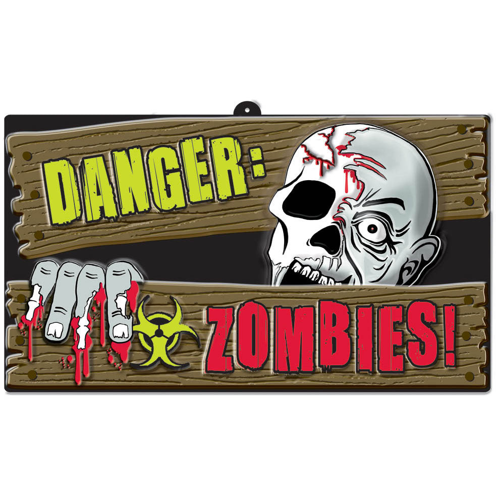 Zombie Vacuum Form Sign