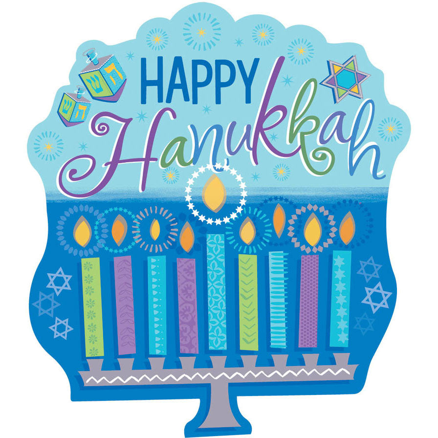 Happy Hanukkah Cutout