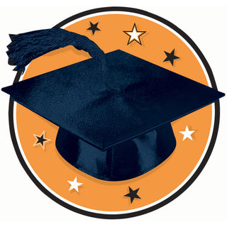 Orange Graduation Cutout