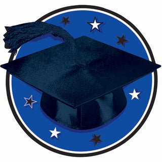 Blue  Graduation Cutout