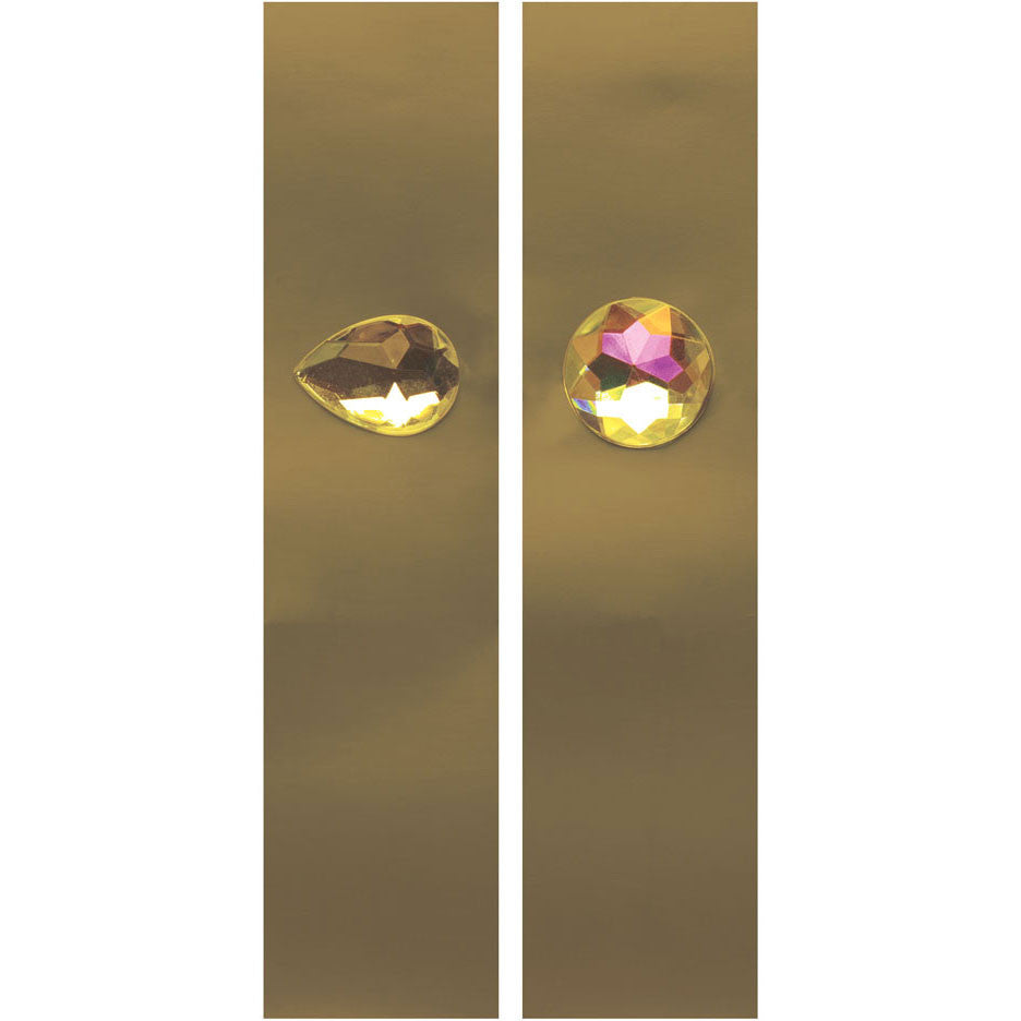 Glitz Gold Napkin Bands w/ Jewel Attachment