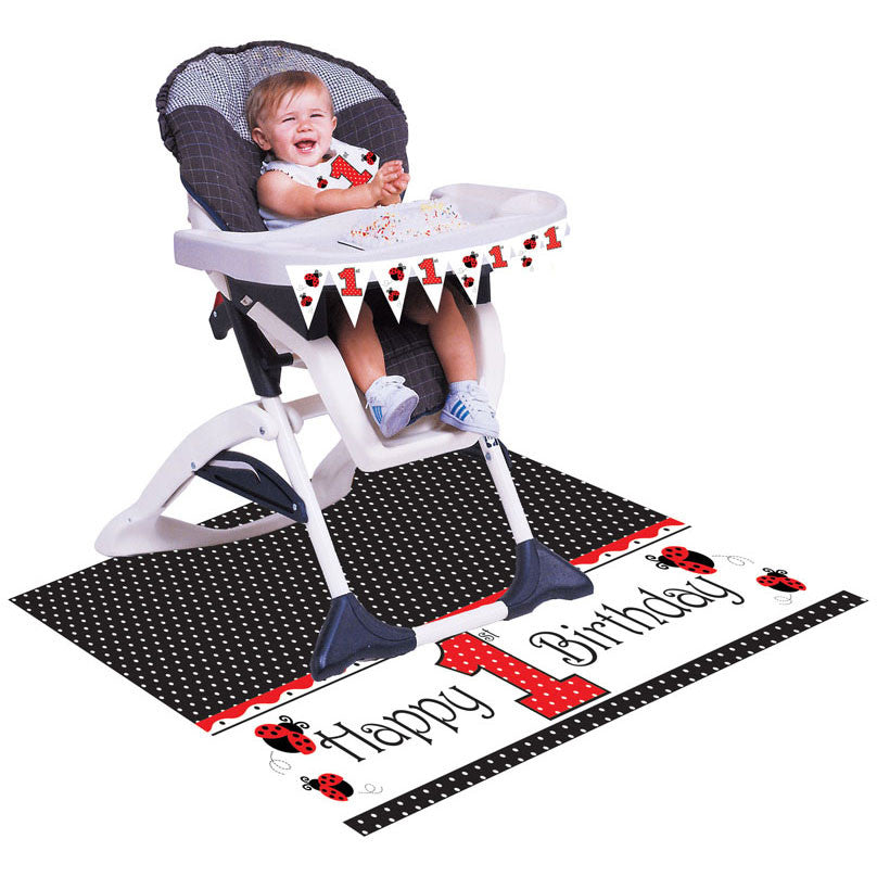 Ladybug Fancy High Chair Decorating Kit