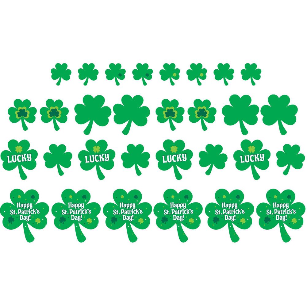 St. Patrick's Day Value Pack Cutouts (30ct)