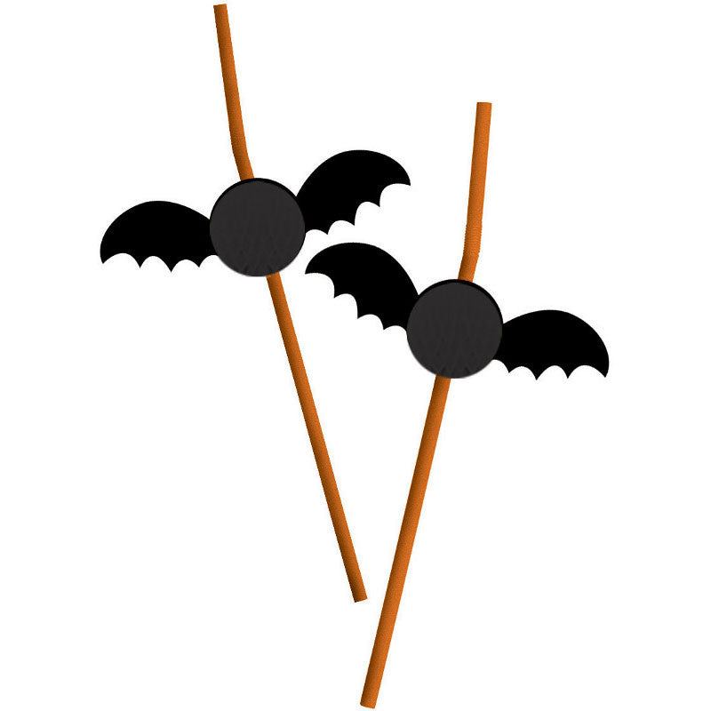 Bats Mini Honeycomb Straws