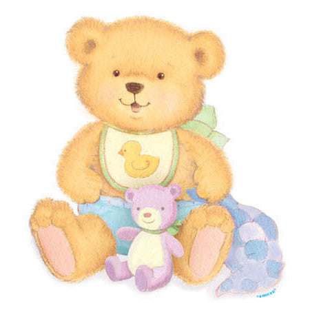 Precious Bear Blue Cutouts