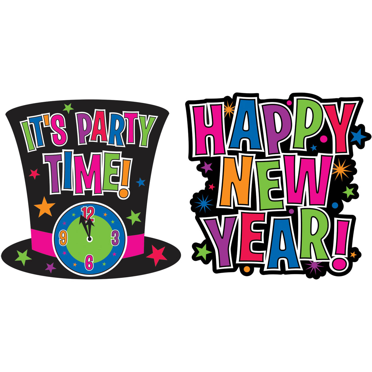 New Years Cutout Assorted