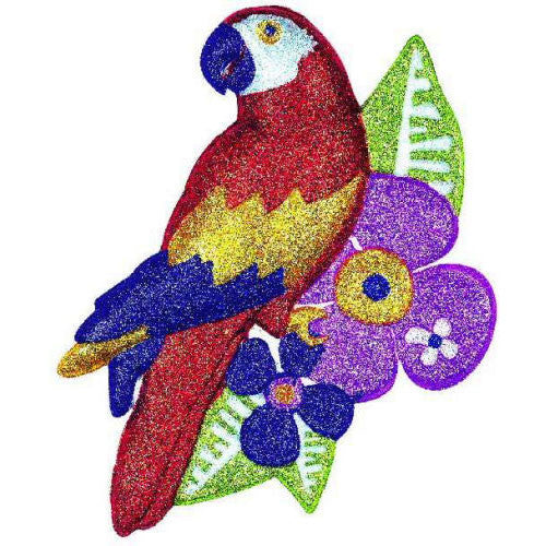Vac Form Glitter Parrot