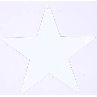 Star Cutout White - 12