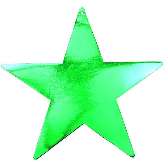 Green Star Foil Cutout