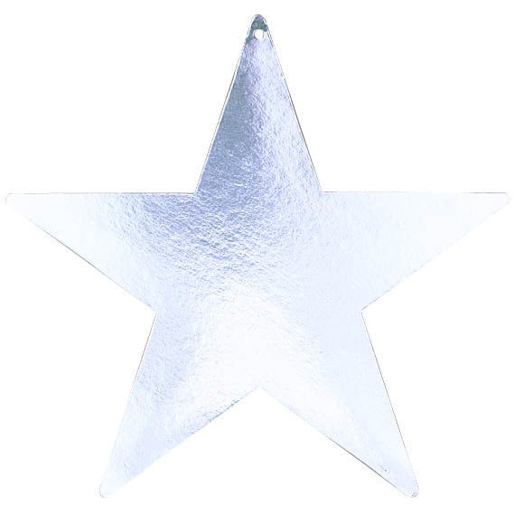 Silver Star Foil Cutout