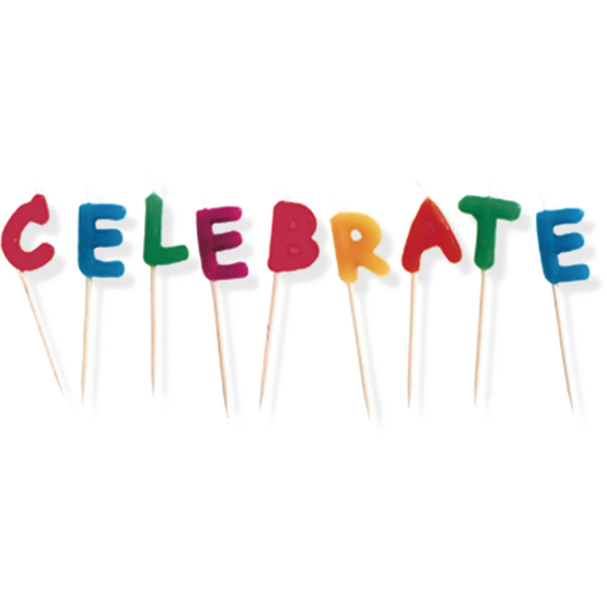 Letter Celebrate Accessories-Multipack Candles