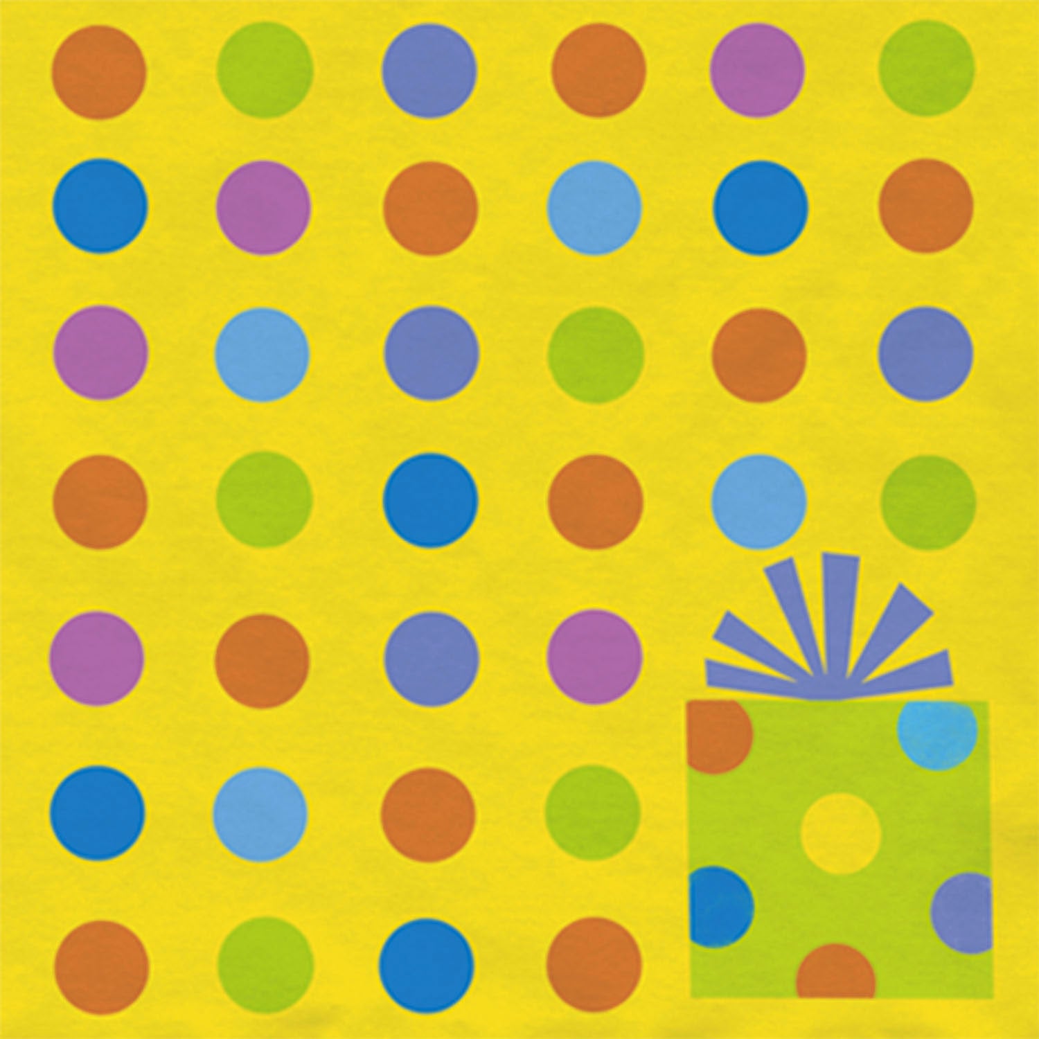 Birthday Fun Dots Beverage Napkins (16ct)