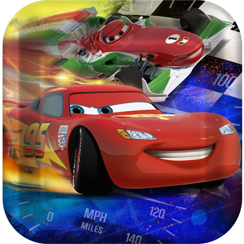 Cars Dream Party Dinner Plates