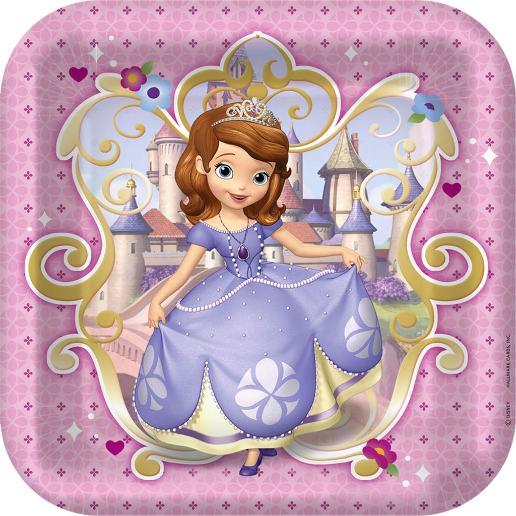 Sofia the First Dinner Plates