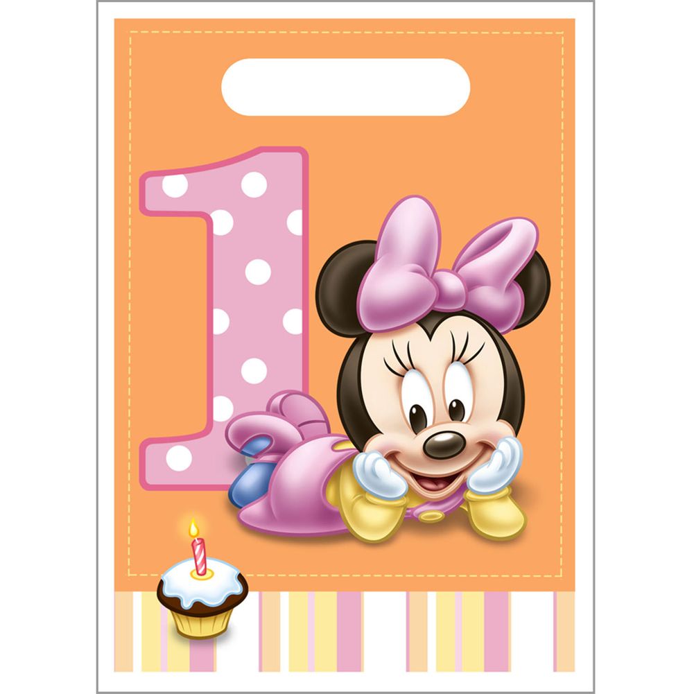 Minnie's First Birthday Treat Sacks