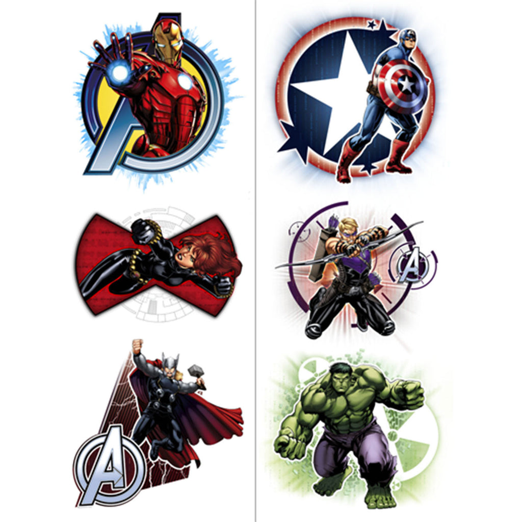 Avengers Assemble Temp Tattoos