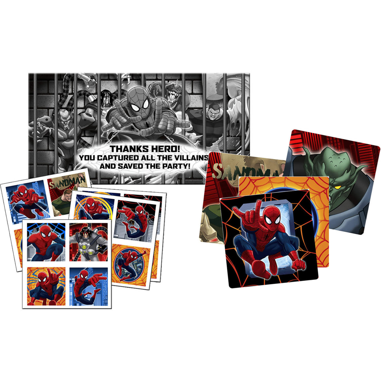 Spider Hero Dream Scavenger Hunt Party Game