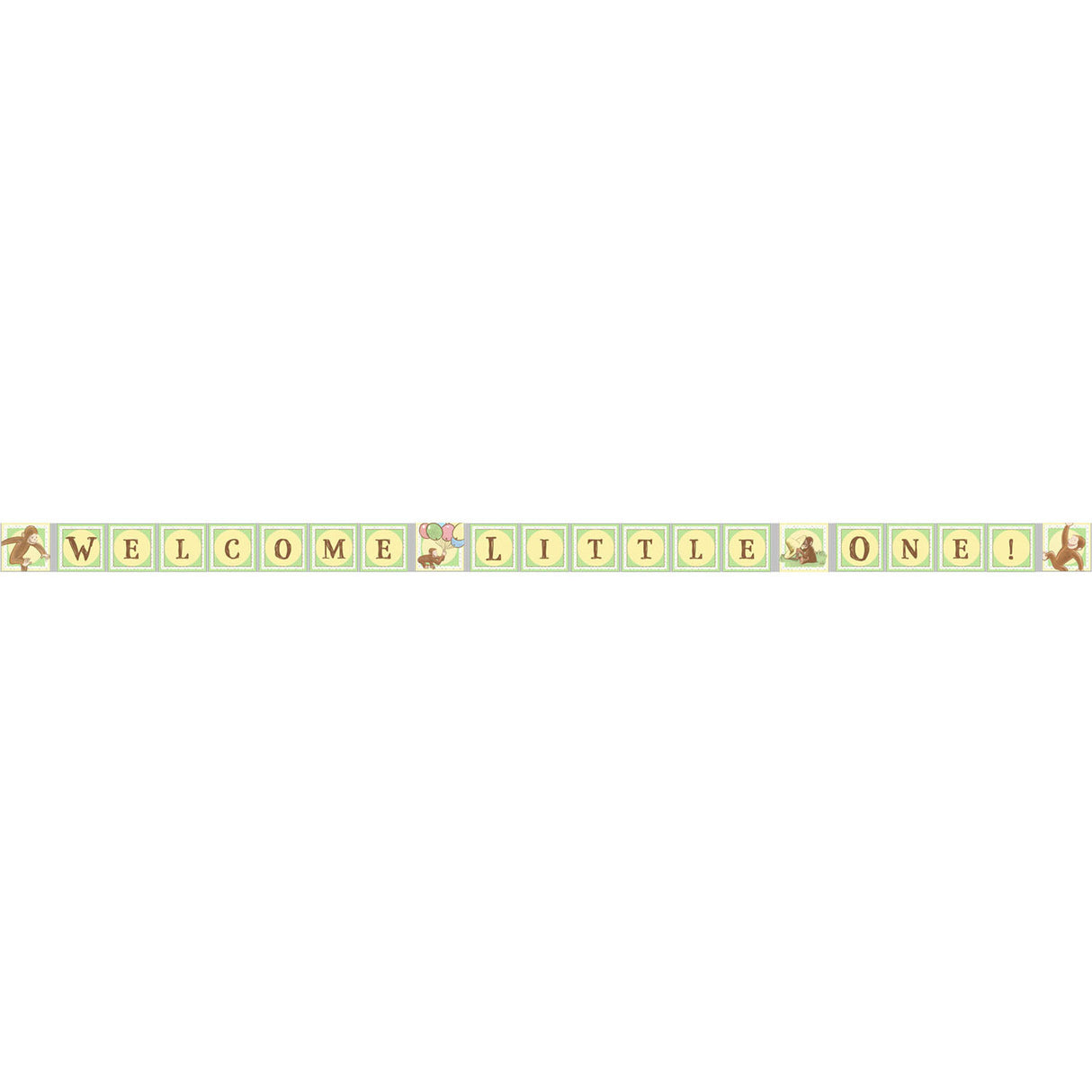 Cute and Curious Letter Banner