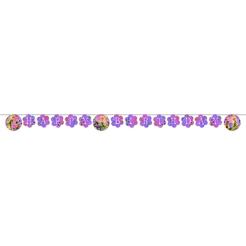 Tink Sweet Treats Plastic Birthday Banner
