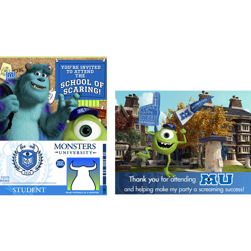 Disney's Monsters University Invitation & TY