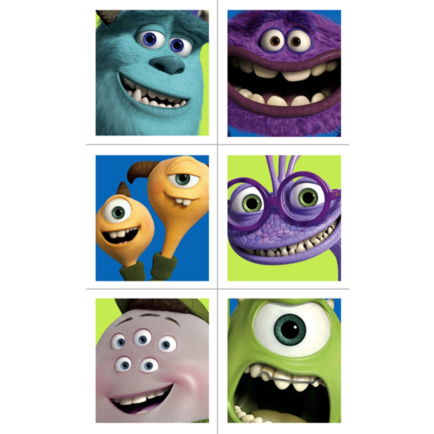 Monsters University Stickers