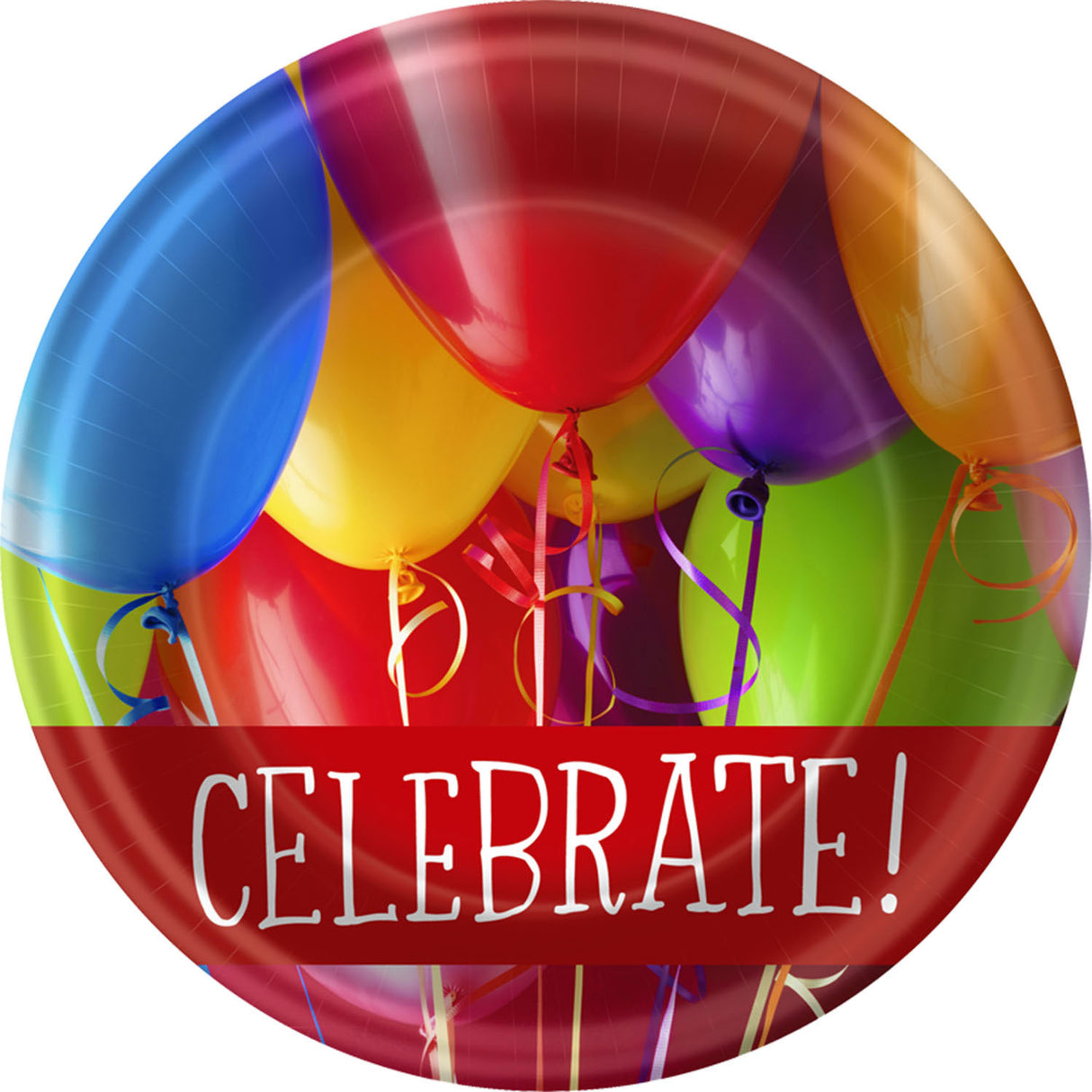 Birthday Balloons Dessert Plates