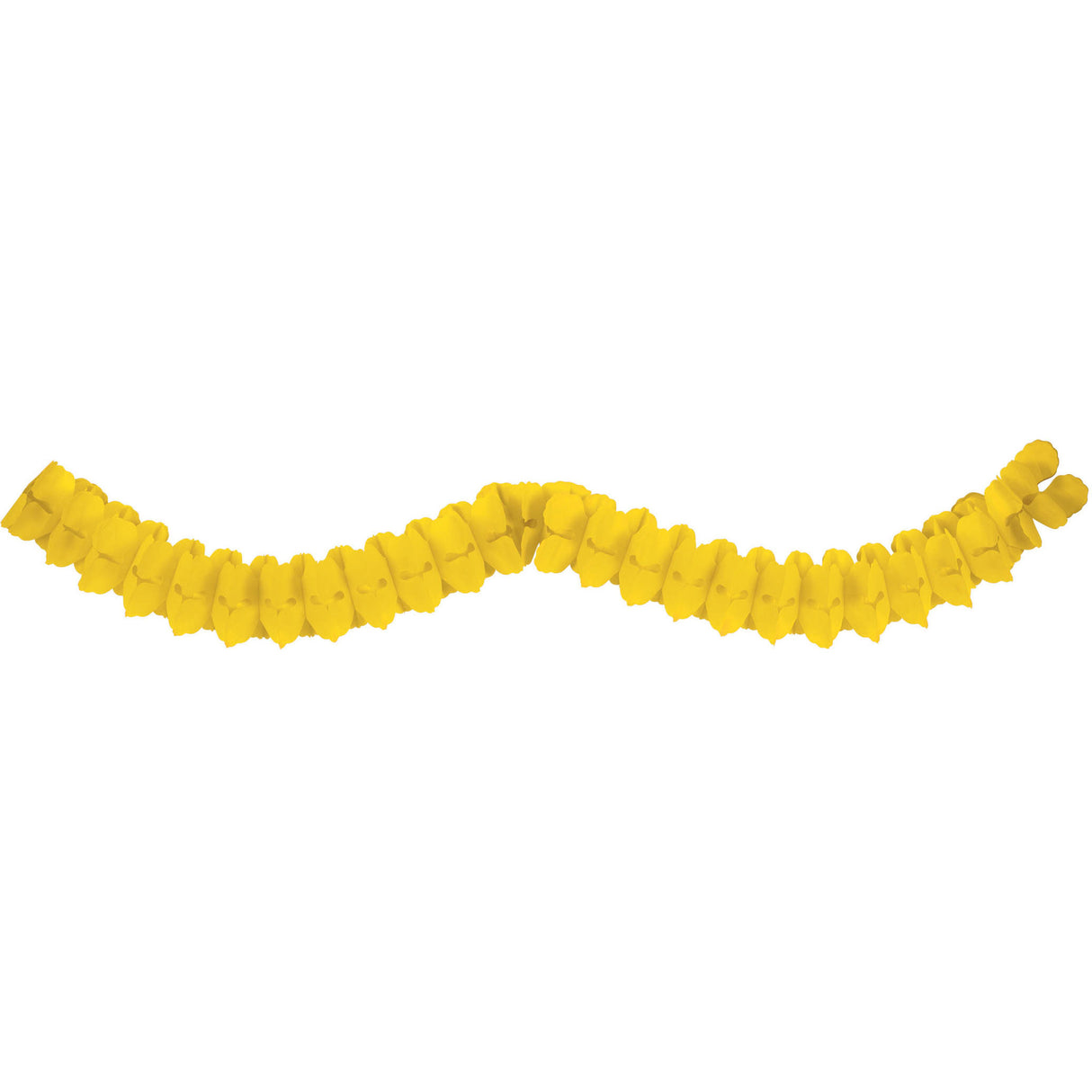 12' Yellow Sunshine Tissue Paper Garland