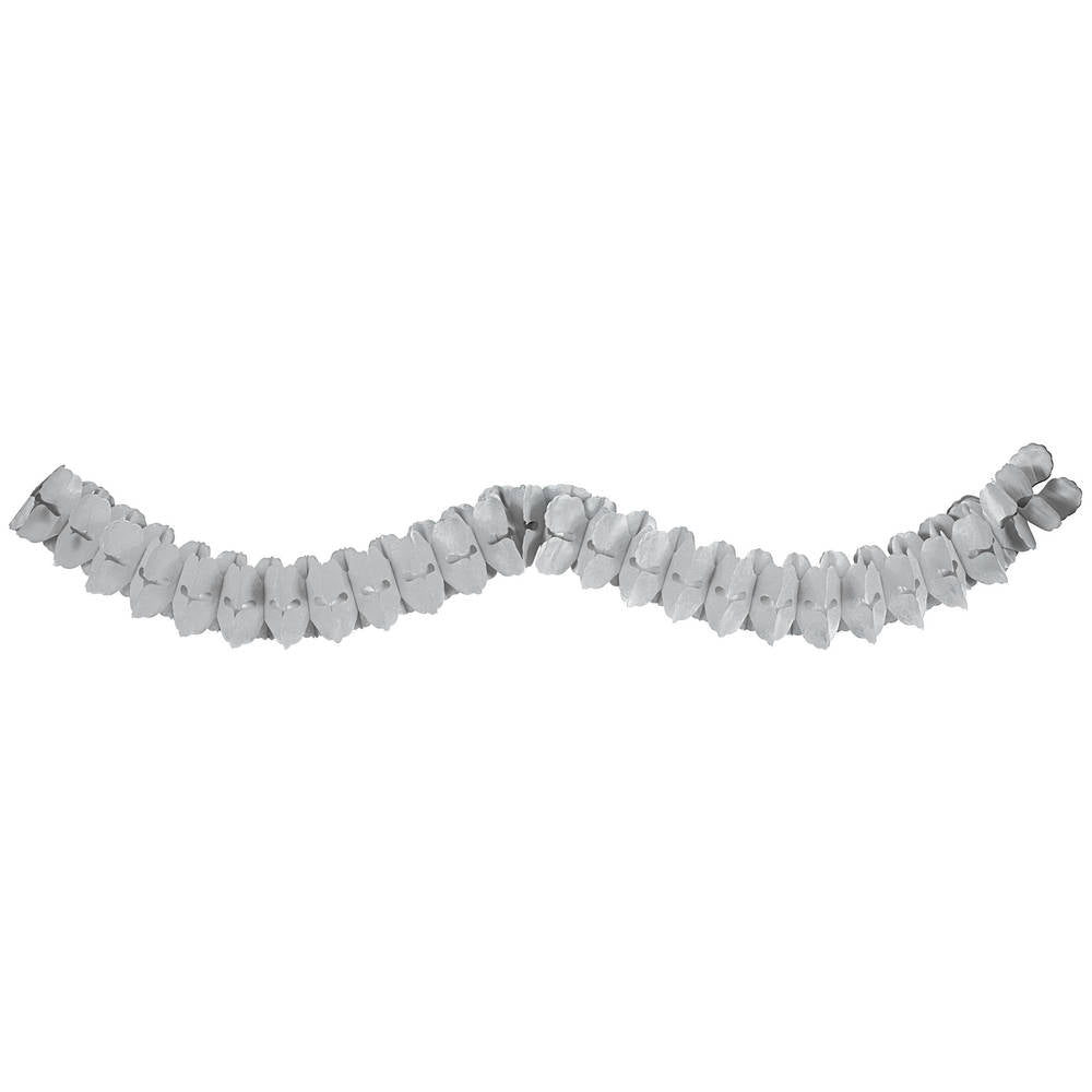 12' Silver Tissue Garland