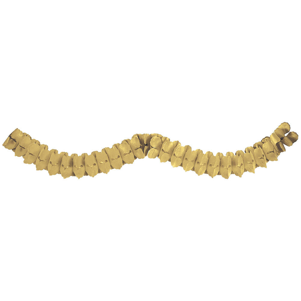 12' Gold Tissue Garland