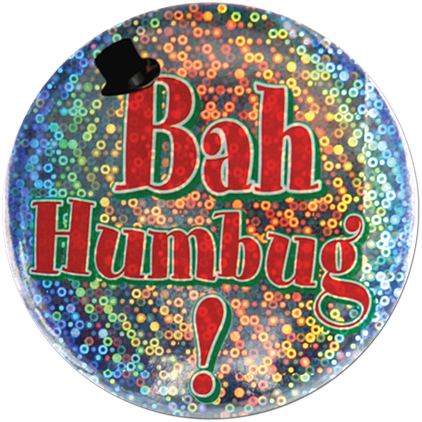 Bah Humbug Button