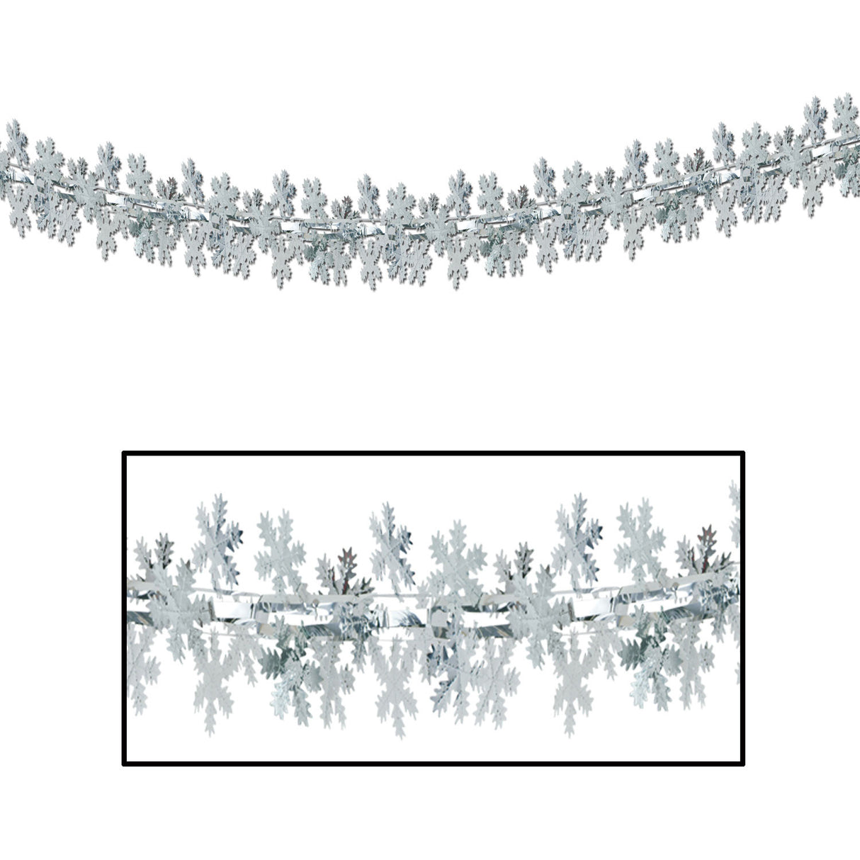 Snowflake Foil Garland