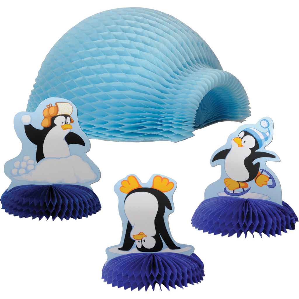 Tabletop Igloo with Penguins