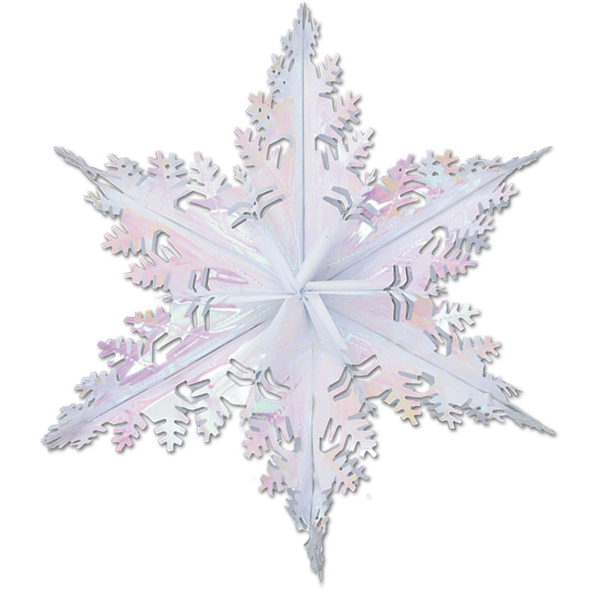 24" Metallic Winter Snowflake