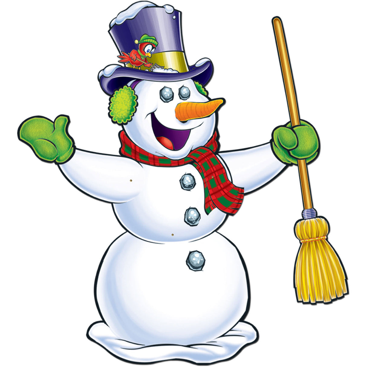 28" Jointed Snowman Cutout