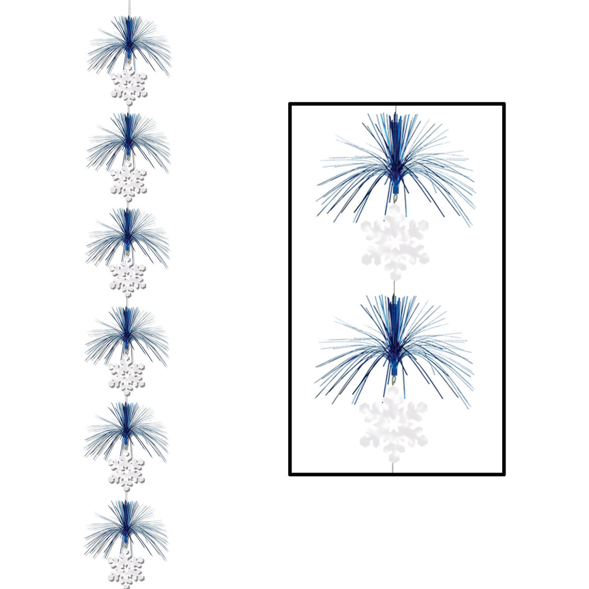 Snowflake Firework Stringer