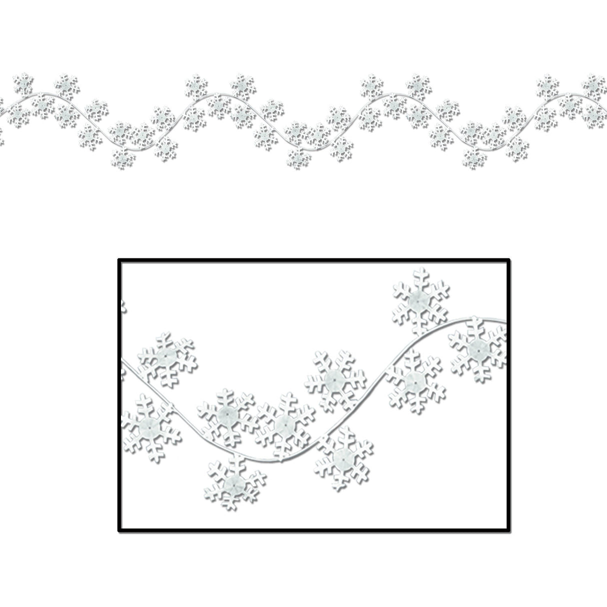 Winter Snowflake Garland