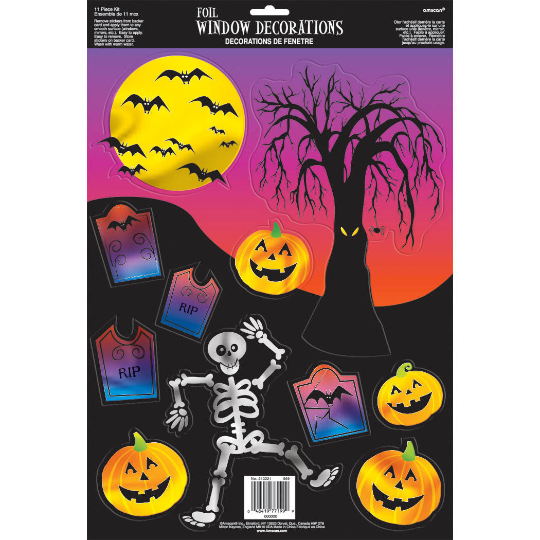 Halloween Gothic Window Decorations