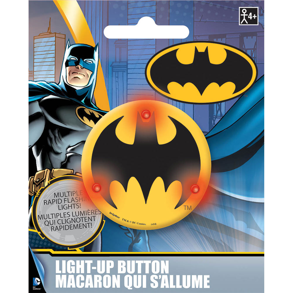 Batman Light-Up Button