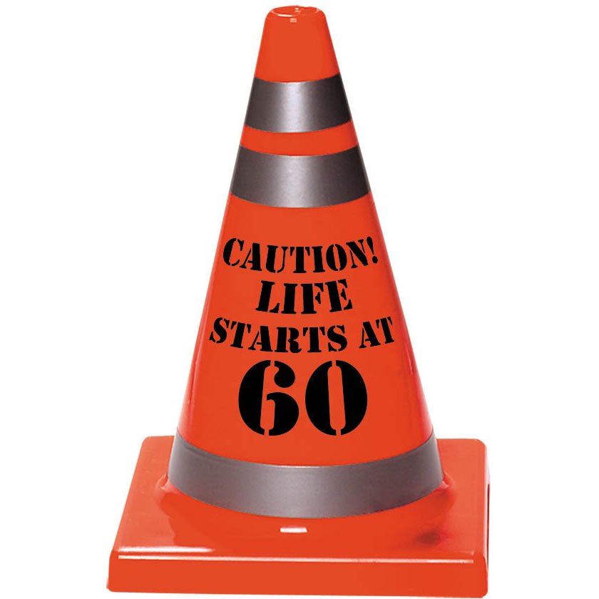 60th Birthday Cone