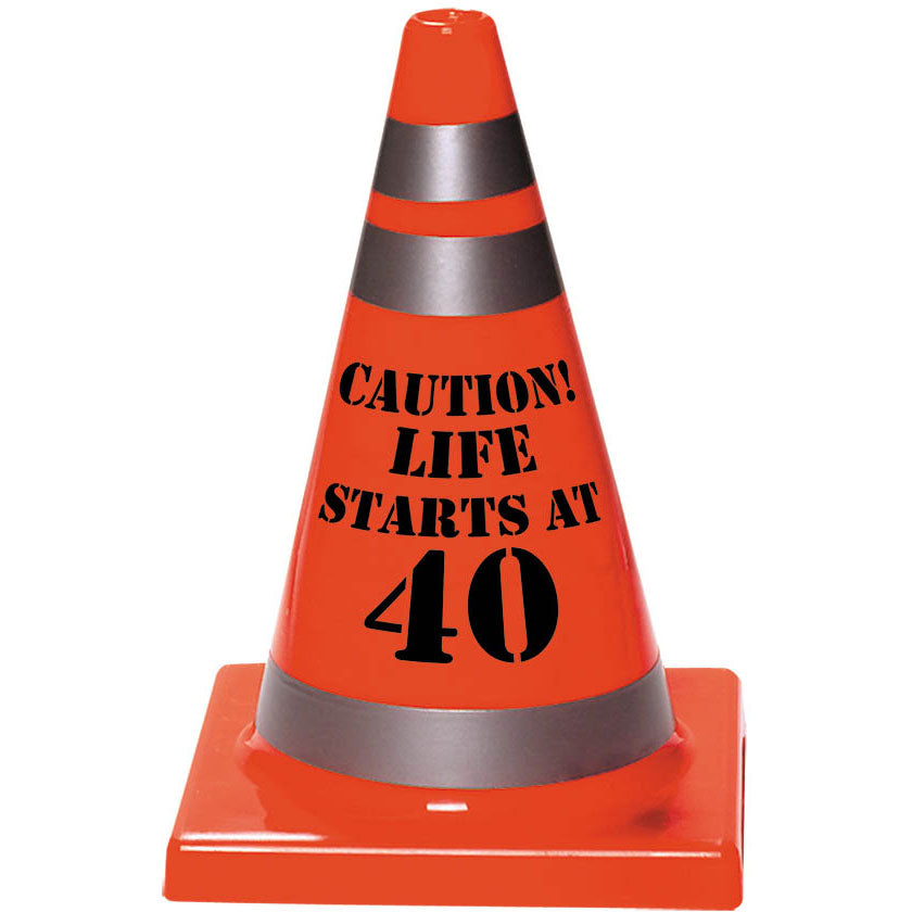 40th Birthday Traffic Cone