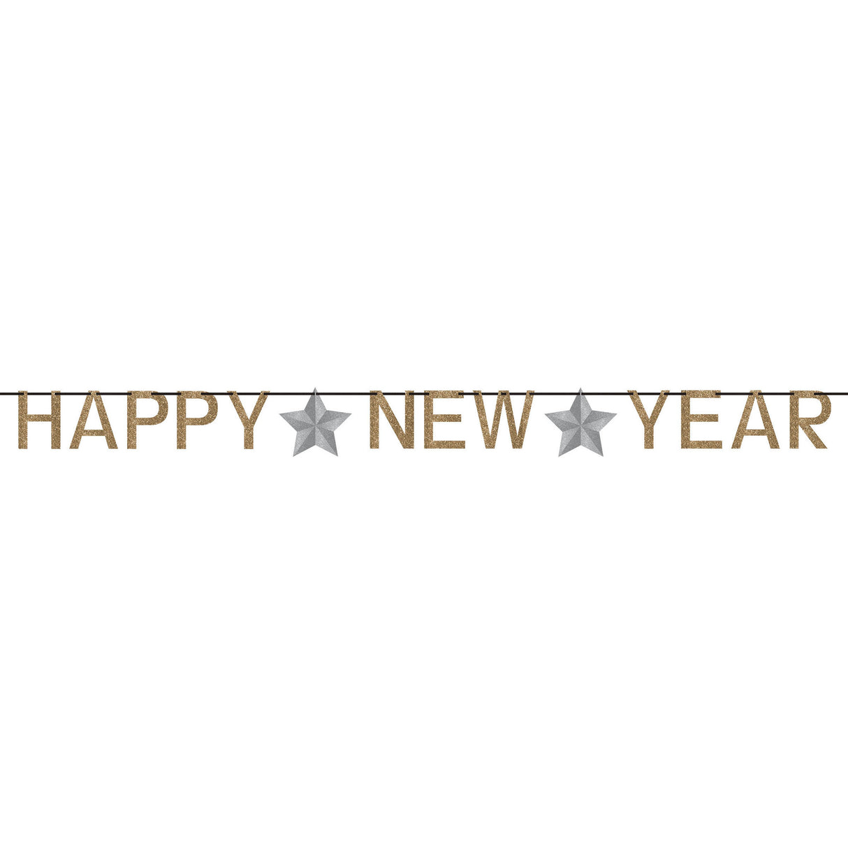 12' Happy New Year Letter Banner