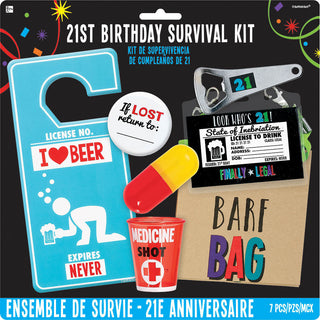 21st Brilliant Birthday Survival Kit