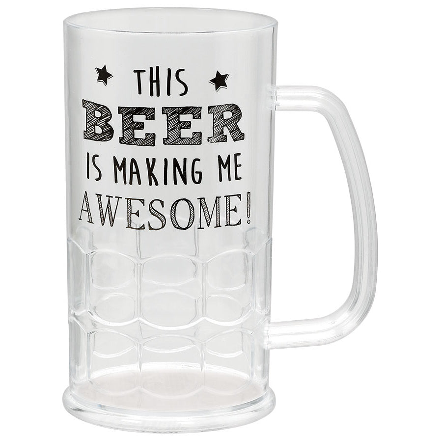 This Beer Is Making Me Awesome 16oz Plastic Tankard