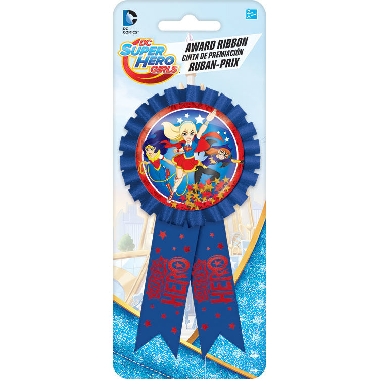 DC Super Hero Girls Confetti Award Ribbon (1ct)