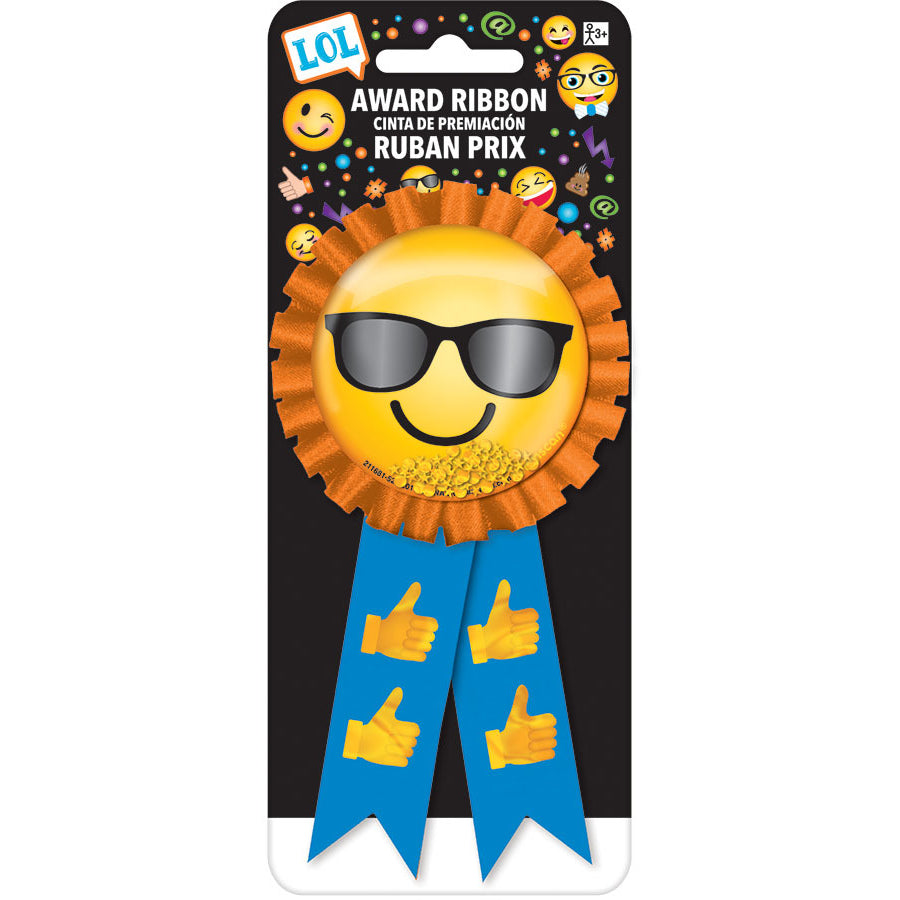LOL Emojis Confetti Award Ribbons (1 ct)