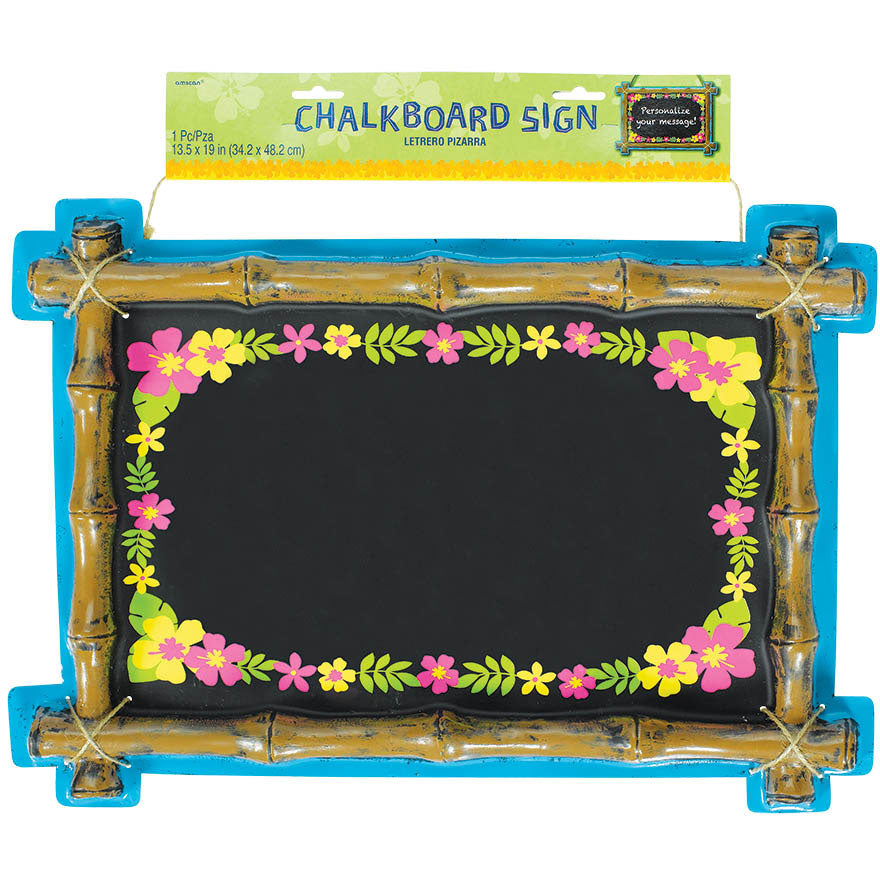Tiki Chalkboard Drink Sign
