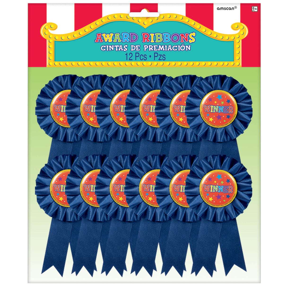 Winner Rosette Award Ribbons