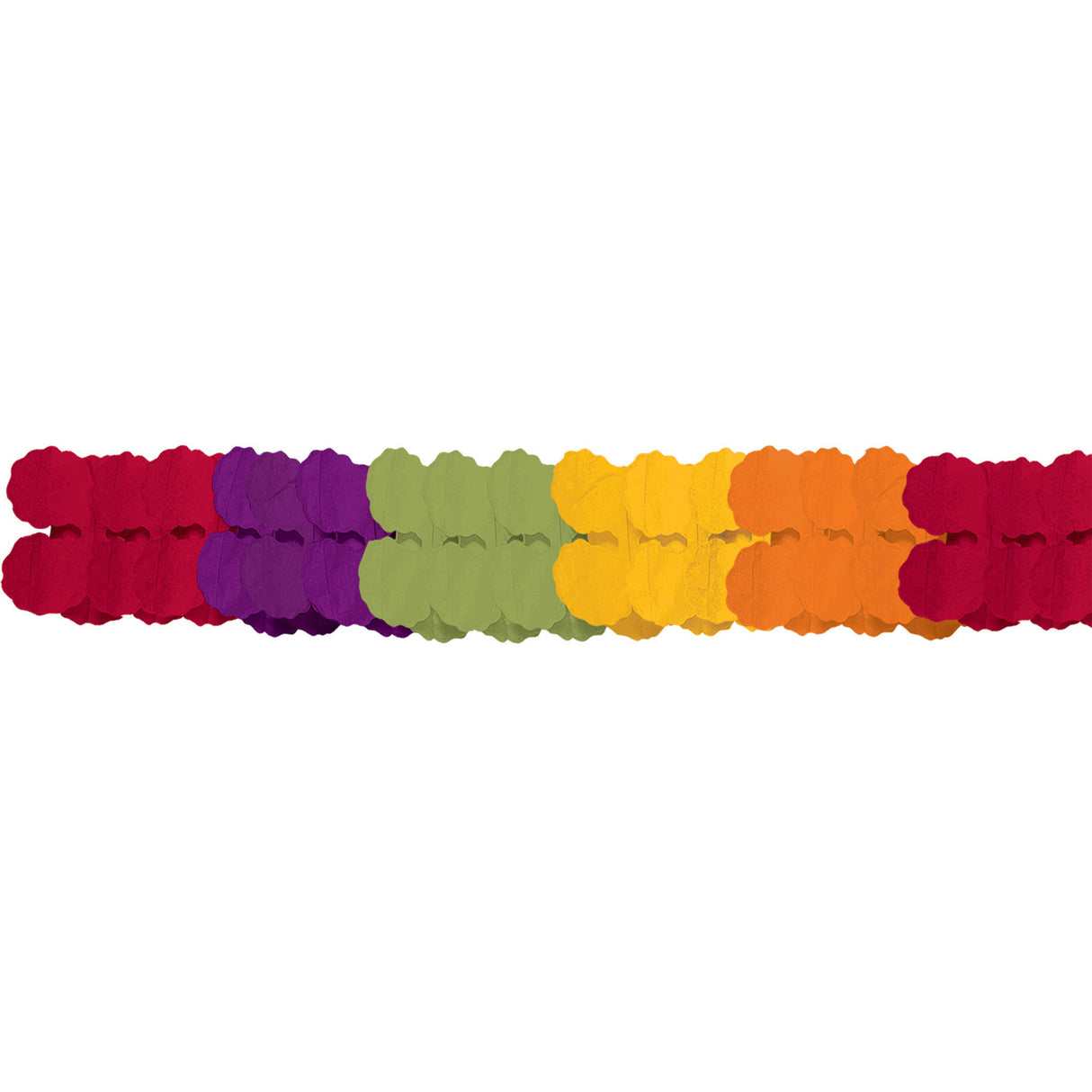 Fall Tissue Paper Garland